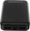 Мобильный аккумулятор SunWind SPB10A 10000mAh 10W 2A 2xUSB-A черный (SPB10A10PBK)
