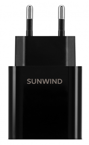 Сетевое зар./устр. SunWind SWWA2 20W 3A (PD) USB-C черный (SWWA2H0100BK)