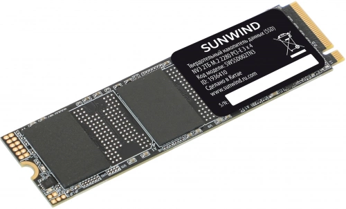 Накопитель SSD SunWind PCIe 3.0 x4 2TB SWSSD002TN3