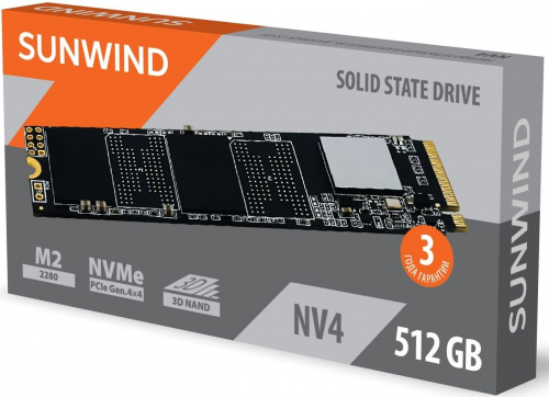 Накопитель SSD SunWind PCIe 4.0 x4 512GB SWSSD512GN4